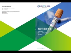 진공 혈액 채집 EDTA 튜브 보라색 캡 1ml - 10ml