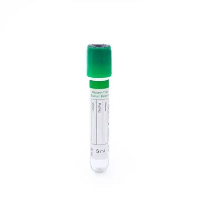 Green cap, lithium heparin/lithium heparin additive disposable vacuum blood collection tube