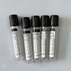 Black Hat PET Glass Esr Vacuum Blood Collection Tubes Sodium Citrate