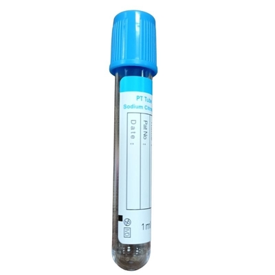 푸른 상위 3.2% PT 혈액 튜브 구연산나트륨 1시 9분 채혈 검사 CE ISO 13485
