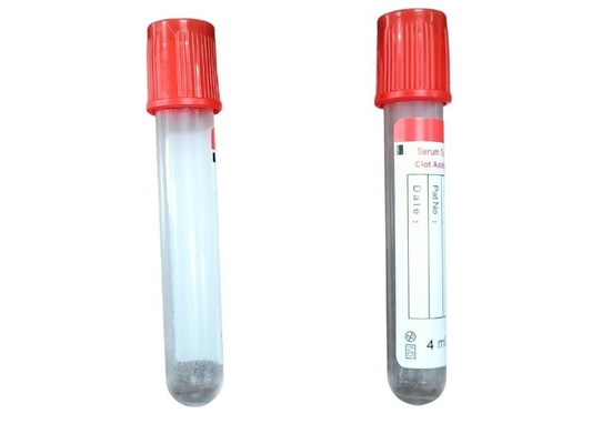 진공 혈액 수집 관 빨간 평야 부가적인 주식 유효한 13*75mm 없음