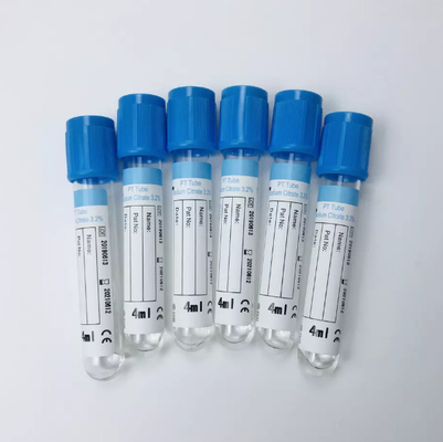 3.2% 구연산나트륨 PT 채혈 튜브 푸른 진공 CE ISO13485