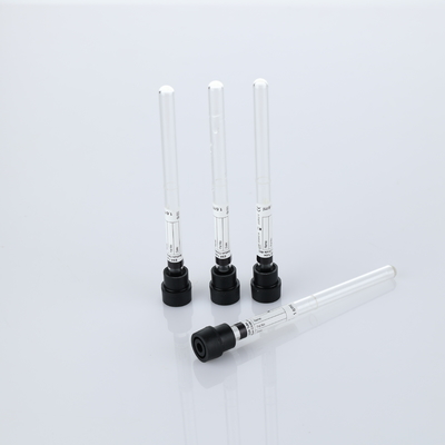 검정색 8x120mm 1.28ml 유리 진공 ESR 튜브 나트륨 시트라트와 혈액 수집