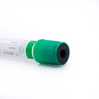 1~10ml PET 일회용 진공 혈액 수집 리?? 헤파린 튜브 녹색 최상급 의료 용품