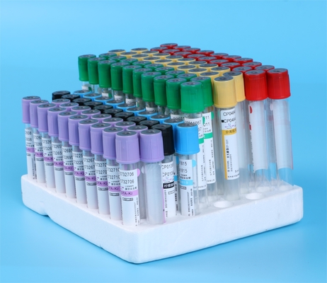 1-10ml 맞춤형 크기의 진공 혈액 수집 튜브 병원 및 클리닉의 의료용 첨가물 / 비 첨가물