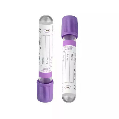보라색 13*75mm 일회용 진공 혈액 수집 튜브
