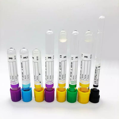 1-10ml PET 및 유리 일회용 진공 혈액 채취 튜브, 맞춤형 라벨 사용 가능