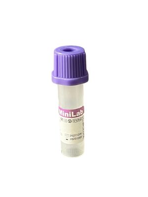 소아용 소용량 EDTA 모세혈관 혈액 수집 튜브